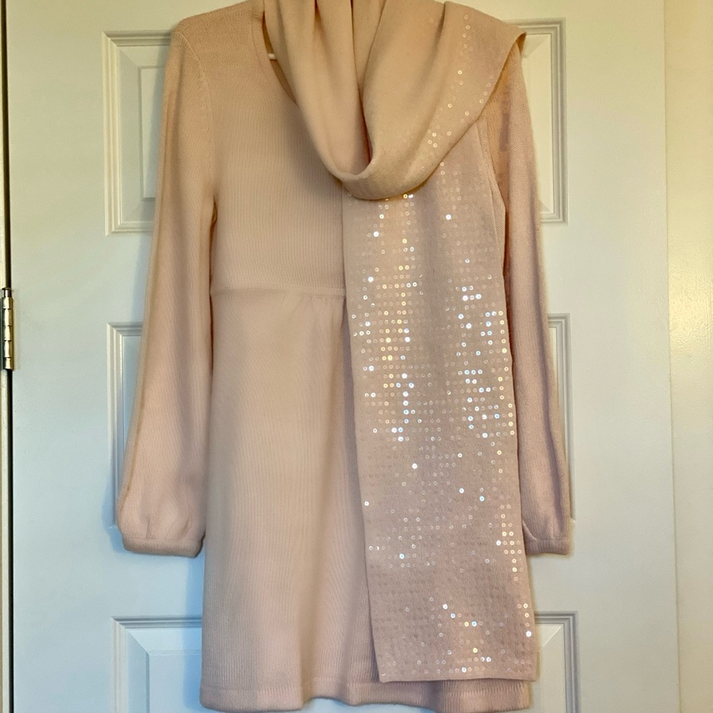 Style & Co Light pink sweater dress (Medium)